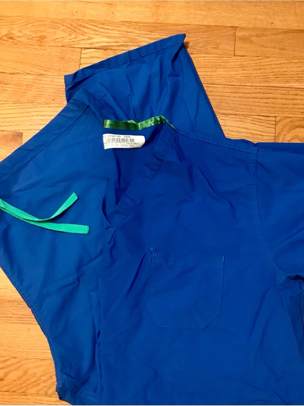 Royal Blue Unisex Scrub Pants and shirt